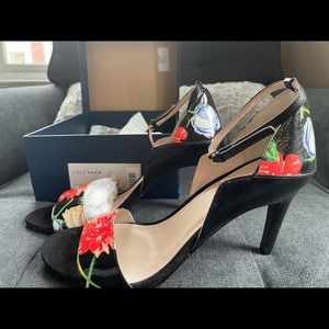 New cole Haan grace grand floral sandals